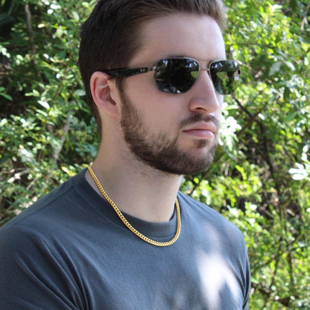 To my Son - never Feel that you are alone - Cuban Link Chain Necklace - Jewelry 14