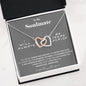 To my Soulmate - my always and Forever- Interlocking Hearts Necklace - Jewelry 9