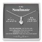 To my Soulmate - Amazing - Gray - Alluring Beauty Necklace - Jewelry 12