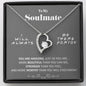 To my Soulmate - Amazing - Gray - Forever Love Necklace - Standard Box - Jewelry 1