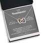 To my Soulmate - Amazing - Interlocking Hearts Necklace - Jewelry 6