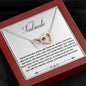 To my Soulmate - Forever Soulmate - Interlocking Hearts Necklace - Mahogany Style Luxury Box - Jewelry 4