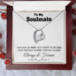 To My Soulmate Forever To Last Necklace Gift Soulmate Birthday Gift Soulmate Anniversary Gift Christmas Gift Valentine’s Day Gift - 14k