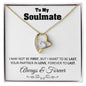 To My Soulmate Forever To Last Necklace Gift Soulmate Birthday Gift Soulmate Anniversary Gift Christmas Gift Valentine’s Day Gift - 18k