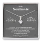 To my Soulmate - Happily ever after - Gray - Alluring Beauty Necklace - Jewelry 12