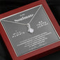 To my Soulmate - Happily ever after - Gray - Alluring Beauty Necklace - Mahogany Style Luxury Box - Jewelry 7