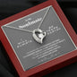 To my Soulmate - Happily ever after - Gray - Forever Love Necklace - Mahogany Style Luxury Box - Jewelry 6