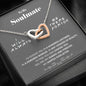 To my Soulmate - Happily ever After- Interlocking Hearts Necklace - Standard Box - Jewelry 1