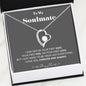 To my Soulmate - last everything - Gray - Forever Love Necklace - Jewelry 10