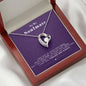 To my Soulmate - last everything - Purple - Forever Love Necklace - Jewelry 7
