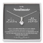 To my Soulmate - Love of my Life - Gray - Alluring Beauty Necklace - Jewelry 12