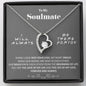 To my Soulmate - Love of my Life - Gray - Forever Love Necklace - Standard Box - Jewelry 1