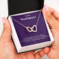 To my Soulmate - Purple - last everything - Interlocking Hearts Necklace - Jewelry 7