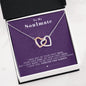 To my Soulmate - Purple - last everything - Interlocking Hearts Necklace - Jewelry 9