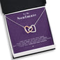 To my Soulmate - Purple - last everything - Interlocking Hearts Necklace - Jewelry 6