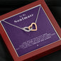 To my Soulmate - Purple - last everything - Interlocking Hearts Necklace - Mahogany Style Luxury Box - Jewelry 4