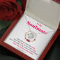 To my Soulmate - Red - last everything - Love Knot Necklace - Mahogany Style Luxury Box - Jewelry 6
