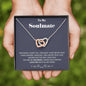 To my Soulmate - you are my Soulmate - Interlocking Hearts Necklace - Jewelry 2