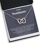To my Soulmate - you are my Soulmate - Interlocking Hearts Necklace - Jewelry 6