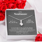To my Soulmate - you are my Love - Gray - Alluring Beauty Necklace - Jewelry 11