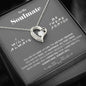 To my Soulmate - you are my Love - Gray - Forever Love Necklace - Jewelry 4