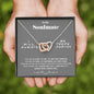To my Soulmate - you are my Love - Interlocking Hearts Necklace - Jewelry 2