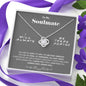 To my Soulmate - you are my Love - Love Knot Necklace - Jewelry 4