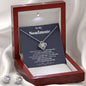 To My Soulmate - You Took My Breath Away Last Everything - Soulmate Love Knot Necklace Earring Gift Set With Message Card Soulmate Birthday