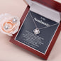 To My Soulmate - You Took My Breath Away Last Everything - Soulmate Love Knot Necklace Earring Gift Set With Message Card Soulmate Birthday