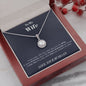 To my Wife from Husband - more Precious - Eternal Hope Necklace - best Gift for Wife - Mahogany Style Luxury Box - Jewelry 4