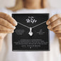 To my Wife- i Promise-alluring Beauty Necklace - Jewelry 5