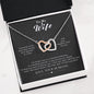 To my Wife- i Promise - Interlocking Hearts Necklace - Jewelry 9