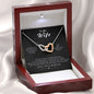 To my Wife- i Promise - Interlocking Hearts Necklace - Jewelry 5