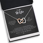 To my Wife- i Promise - Interlocking Hearts Necklace - Jewelry 6