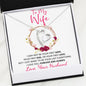 To my Wife - last everything - Red - Forever Love Necklace - Jewelry 10