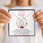 To my Wife - last everything - Red - Forever Love Necklace - Jewelry 13