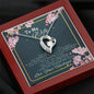 To my Wife - Love you beyond the Stars - Forever Love Necklace - Mahogany Style Luxury Box - Jewelry 6
