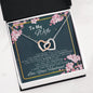 To my Wife - Love you beyond the Stars - Interlocking Hearts Necklace - Jewelry 9