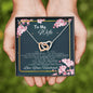 To my Wife - Love you beyond the Stars - Interlocking Hearts Necklace - Jewelry 2