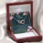 To my Wife - Love you beyond the Stars - Interlocking Hearts Necklace - Jewelry 5