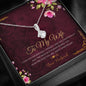 To my Wife - Love you Enormously - Anniversary Gift - Alluring Beauty Necklace - Jewelry 2