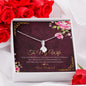 To my Wife - Love you Enormously - Anniversary Gift - Alluring Beauty Necklace - Jewelry 11