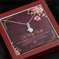 To my Wife - Love you Enormously - Anniversary Gift - Alluring Beauty Necklace - Mahogany Style Luxury Box - Jewelry 7