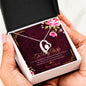 To my Wife - Love you Enormously - Anniversary Gift - Forever Love Necklace - Jewelry 11