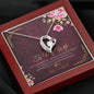 To my Wife - Love you Enormously - Anniversary Gift - Forever Love Necklace - Mahogany Style Luxury Box - Jewelry 6