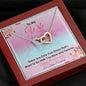 To my Wife - Now and Forever - Anniversary Gift - Interlocking Hearts Necklace - Mahogany Style Luxury Box - Jewelry 4