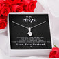 To my Wife - Reason to be - Black - Alluring Beauty Necklace - Jewelry 11