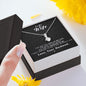 To my Wife - Reason to be - Black - Alluring Beauty Necklace - Jewelry 6