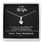 To my Wife - Reason to be - Black - Alluring Beauty Necklace - Jewelry 12