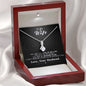 To my Wife - Reason to be - Black - Alluring Beauty Necklace - Jewelry 8